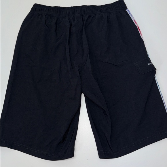 🔥Pipeline Black Board Shorts with Tie-Dye Accents Sz Medium New - Picture 6 of 14